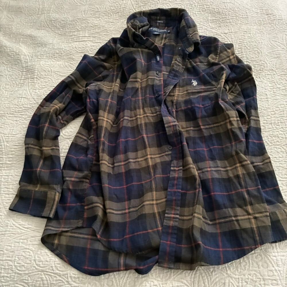 US Polo Association Flannel XL